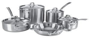 best professional cookware sets - Viking Culinary Professional 5-Ply 10 Piece Stainless Steel Cookware Set