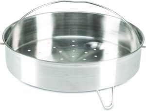 Viking Culinary 3-Ply Stainless Steel Pressure Cooker with Easy Clamp-Style Lock Lid, 8 Quart, Handwash Only, Works on All Cooktops including Induction