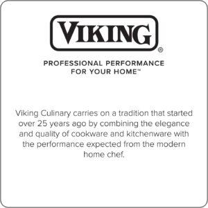 Viking Culinary 3-Ply Stainless Steel Roasting Pan, Includes a Nonstick Rack, Dishwasher, Oven Safe, Works on All Cooktops including Induction