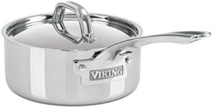 Viking Culinary 4013-2002 3-Ply Sauce Pan, 2 Quart, Stainless Steel