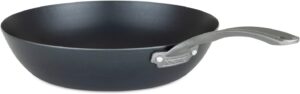 Viking Culinary Blue Carbon Steel Nonstick Chef Pan, 12 Inch, Ergonomic Stay-Cool Handle, Grill, Oven Safe, Works on All Cooktops including Induction